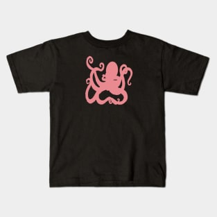 Coral octopus kraken Kids T-Shirt